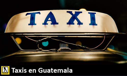 Taxis en Guatemala