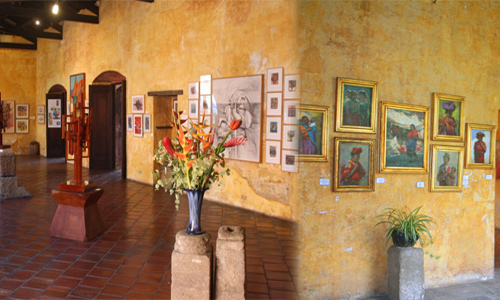 Galer&iacute;as de arte en Antigua Guatemala