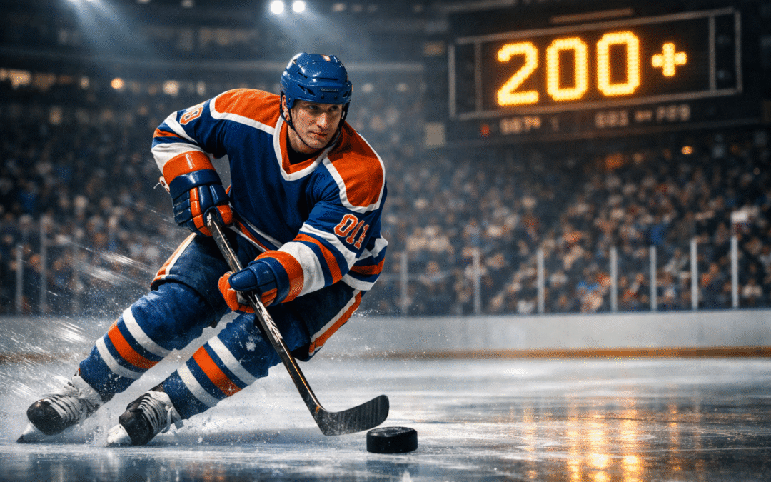 Gretzky y sus 200 puntos en una temporada: hockey más allá de lo imaginable